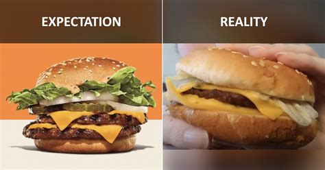 are those fake lines on burger king burgers